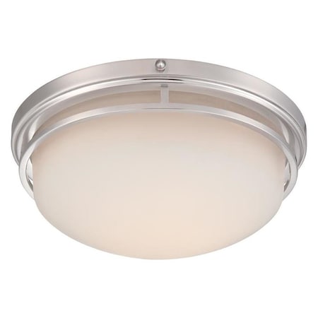 Designers Fountain Ramsey Led Flush Mount Close To Ceiling Fixture With Silver Finish LED303M-SP